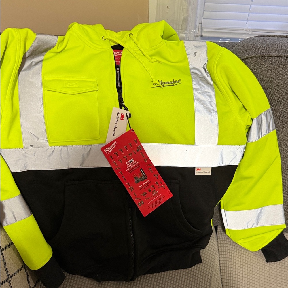 Yellow and Black Windbreaker Jacket